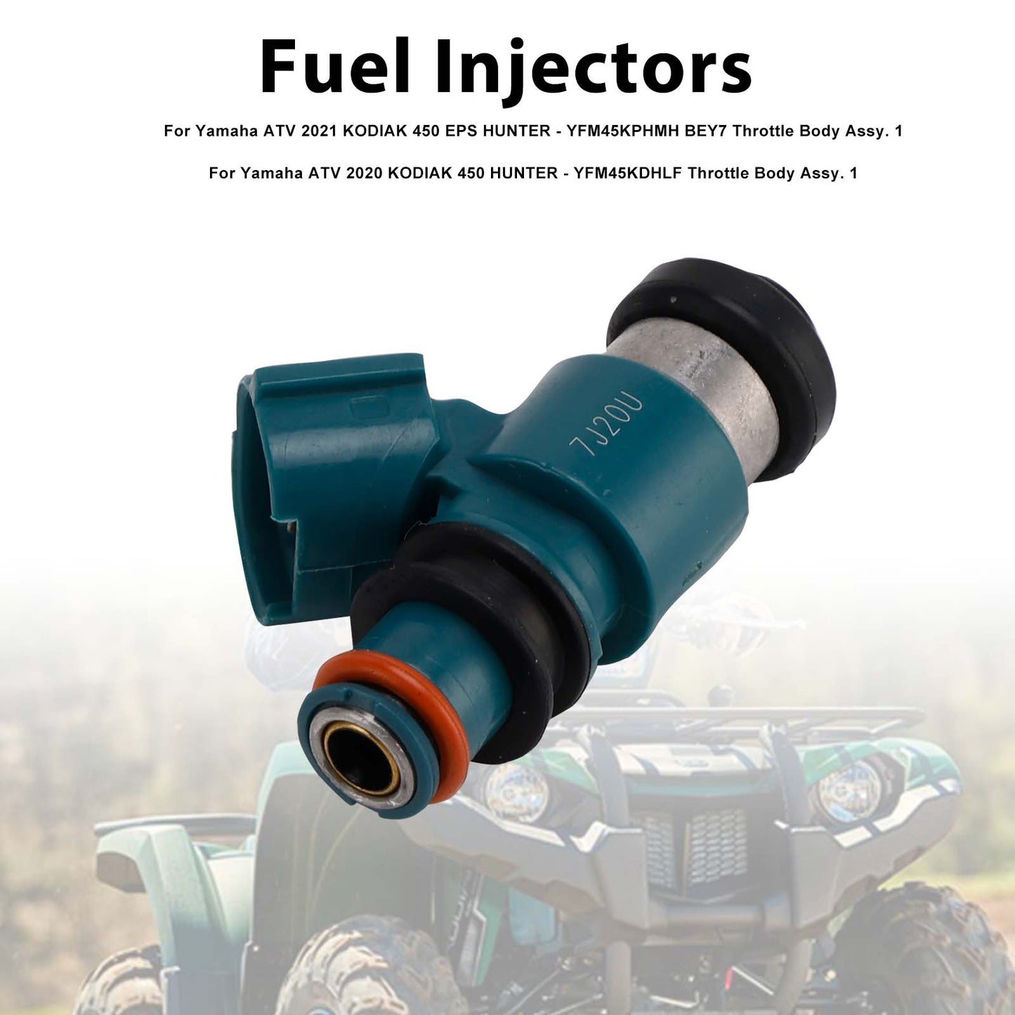 2018-2022 Yamaha KODIAK 450 BB5-13761-00 Fuel Injectors