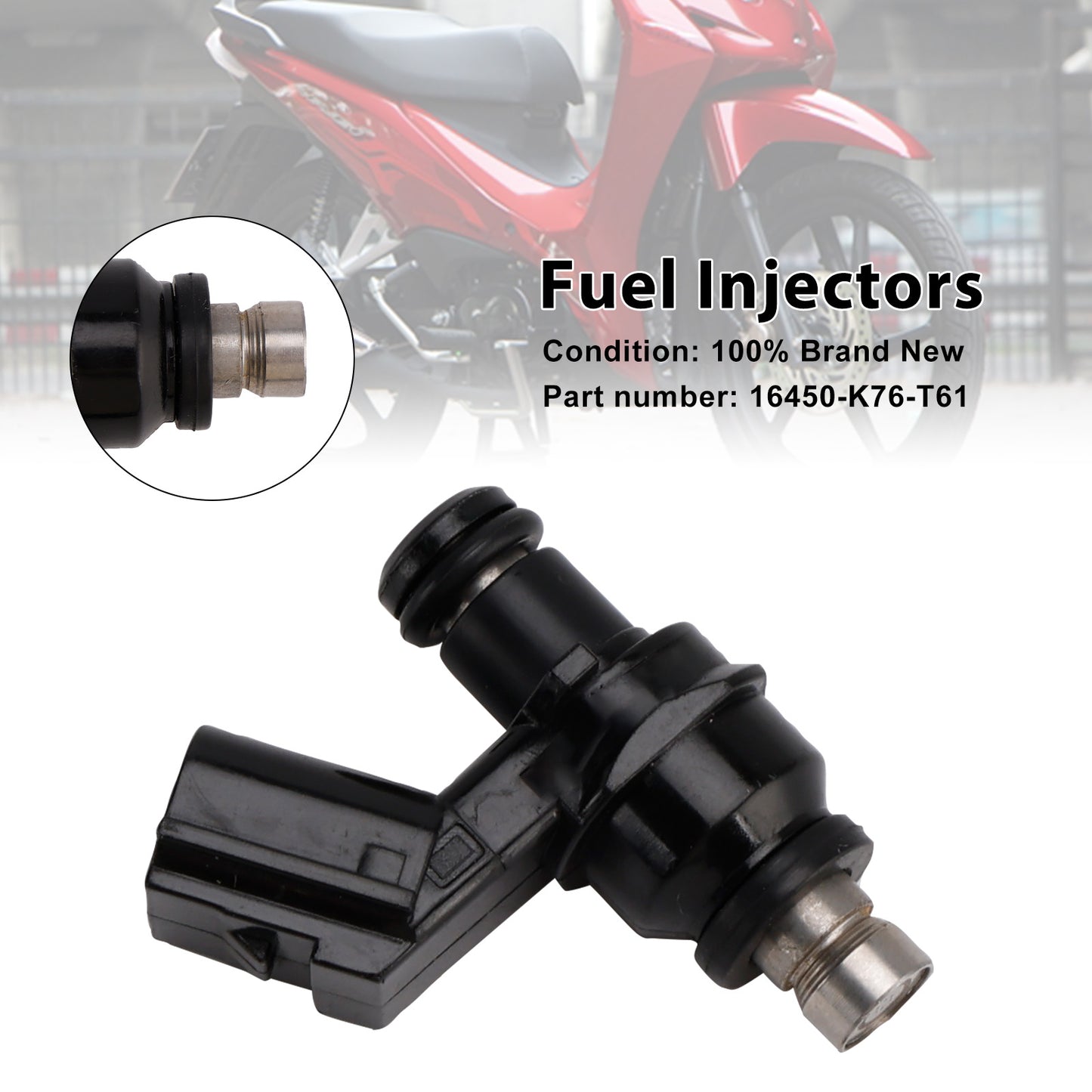 2015-2016 Honda Wave 16450-K76-T61 Fuel Injectors