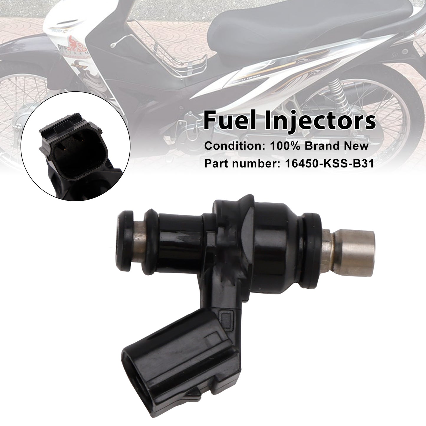 Honda WAVE 110 I 2010 16450-KSS-B31 Fuel Injectors
