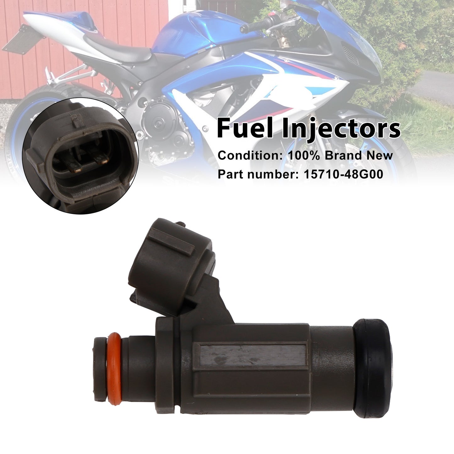 Suzuki Boulevard M109R C109R M90 GSX-R600 15710-48G00 Fuel Injectors