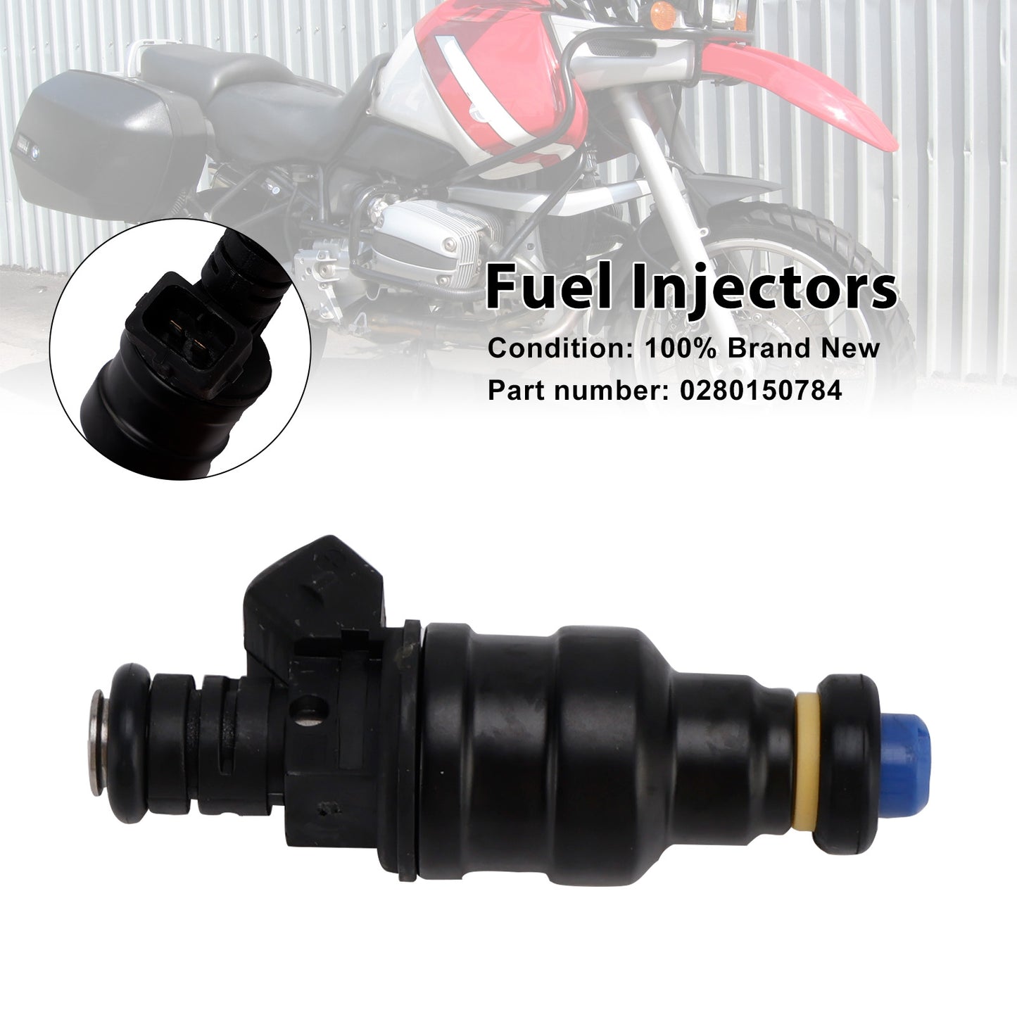 Fuel Injectors 1994-1999 BMW R1100 RT R850 R1100GS R850GS 0280150784