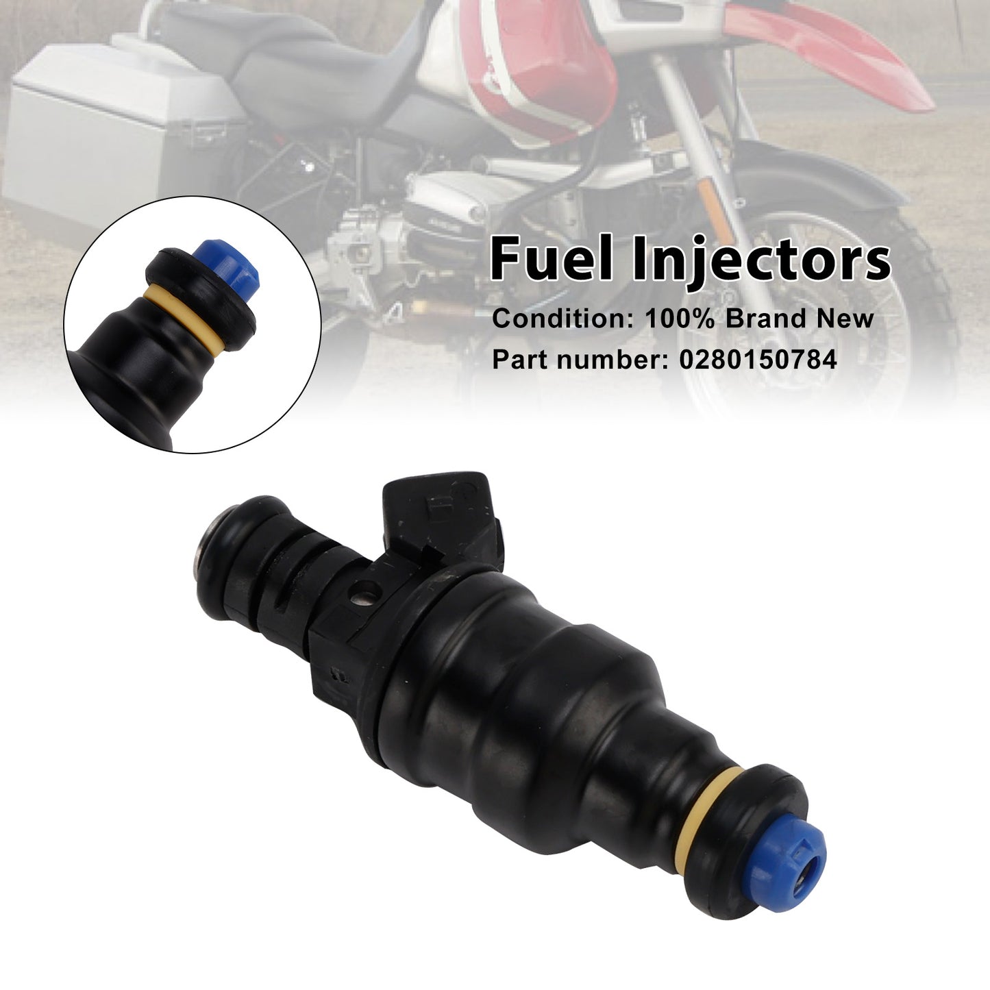 Fuel Injectors 1994-1999 BMW R1100 RT R850 R1100GS R850GS 0280150784