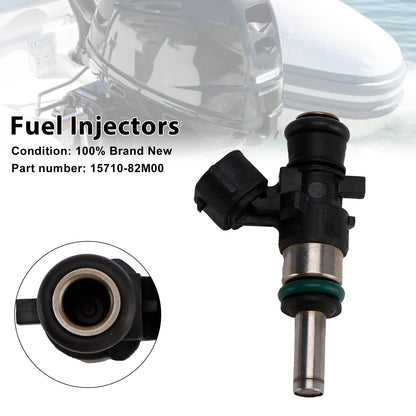 Suzuki Outboard 25HP 30HP DF25 15710-82M00 Fuel Injectors