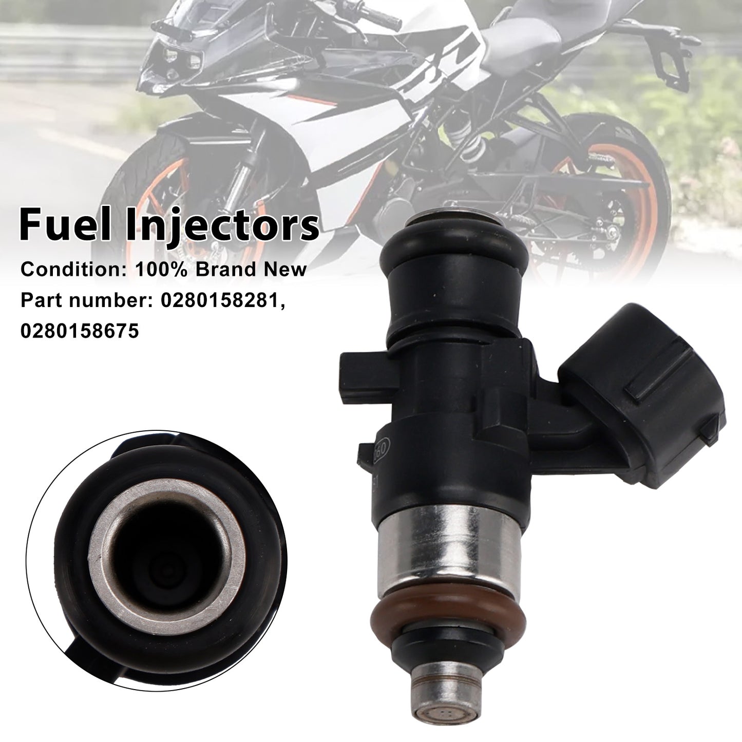2016-2022 RC 125 200 125i 125cc DUKE 0280158281 0280158675 Fuel Injectors