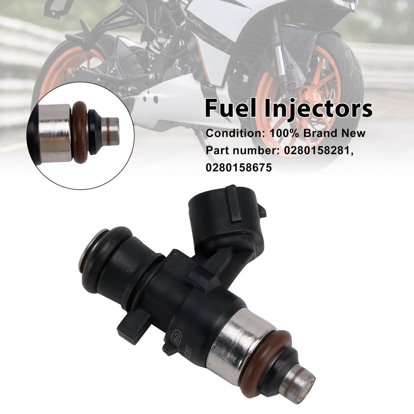 2016-2022 RC 125 200 125i 125cc DUKE 0280158281 0280158675 Fuel Injectors