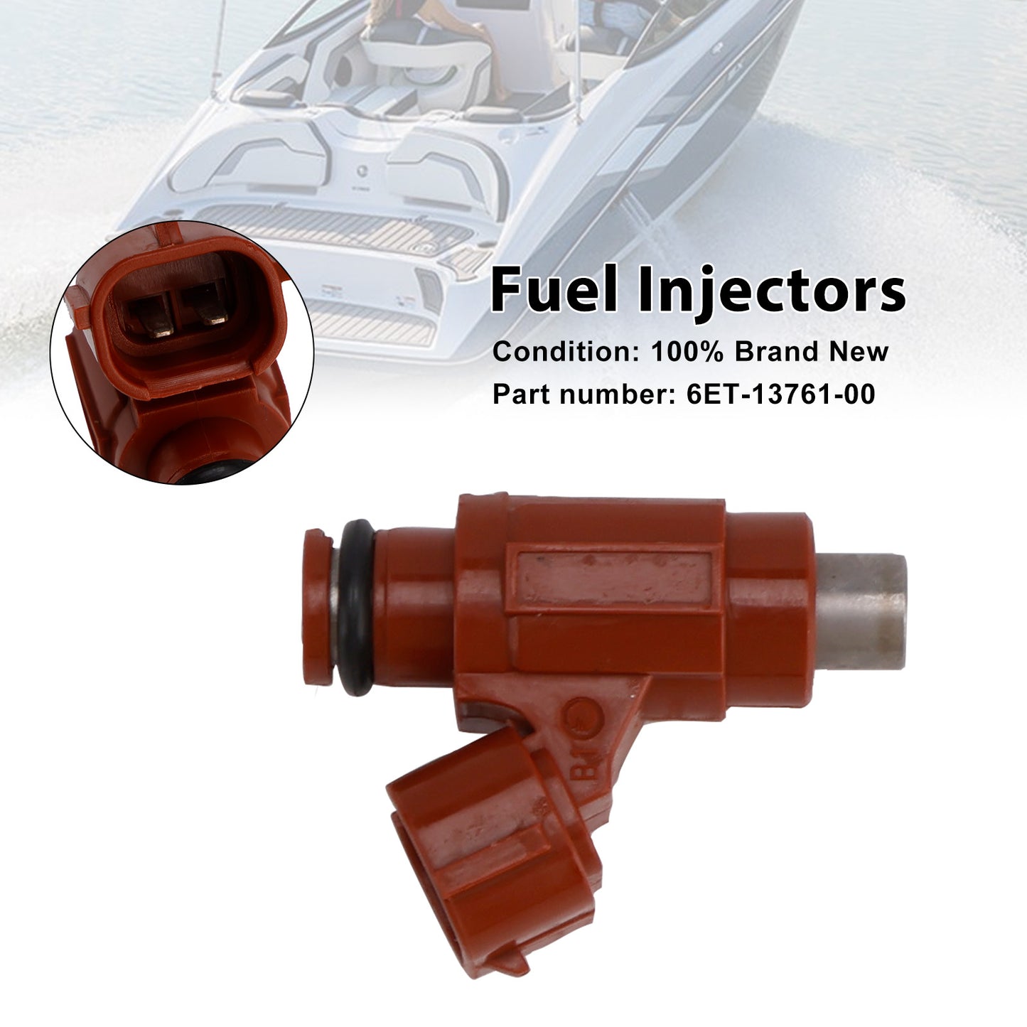 2018 Yamaha Boats SX195 RP1800BT Intake 1 6ET-13761-00 Fuel Injectors