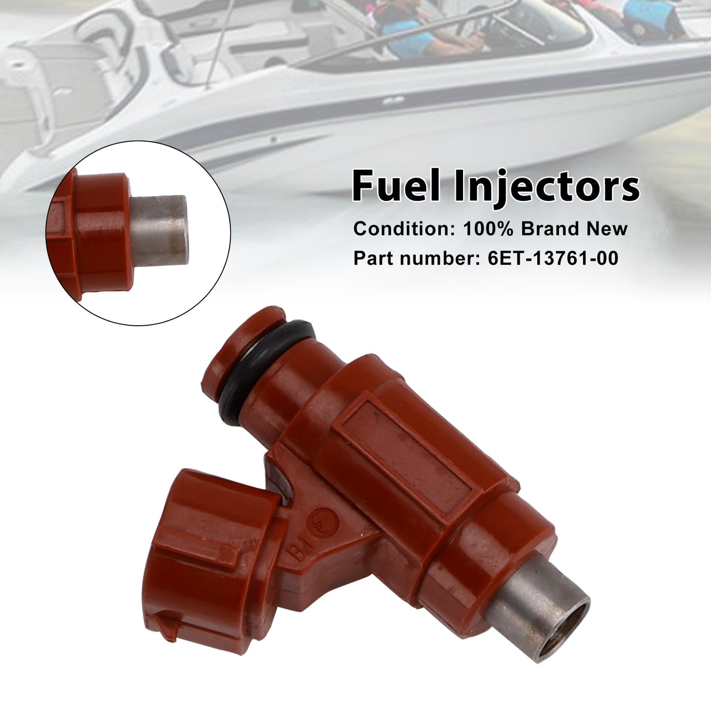 2018 Yamaha Boats SX195 RP1800BT Intake 1 6ET-13761-00 Fuel Injectors