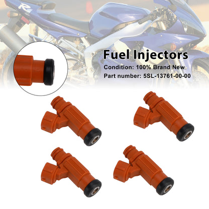 Yamaha YZF-R6 2003-2005 R6S 2006-2009 5SL-13761-00-00 4PCS Fuel Injectors