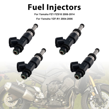 2006 Yamaha R1 Limited Edition 5VY-13761-00-00 4PCS Fuel Injectors