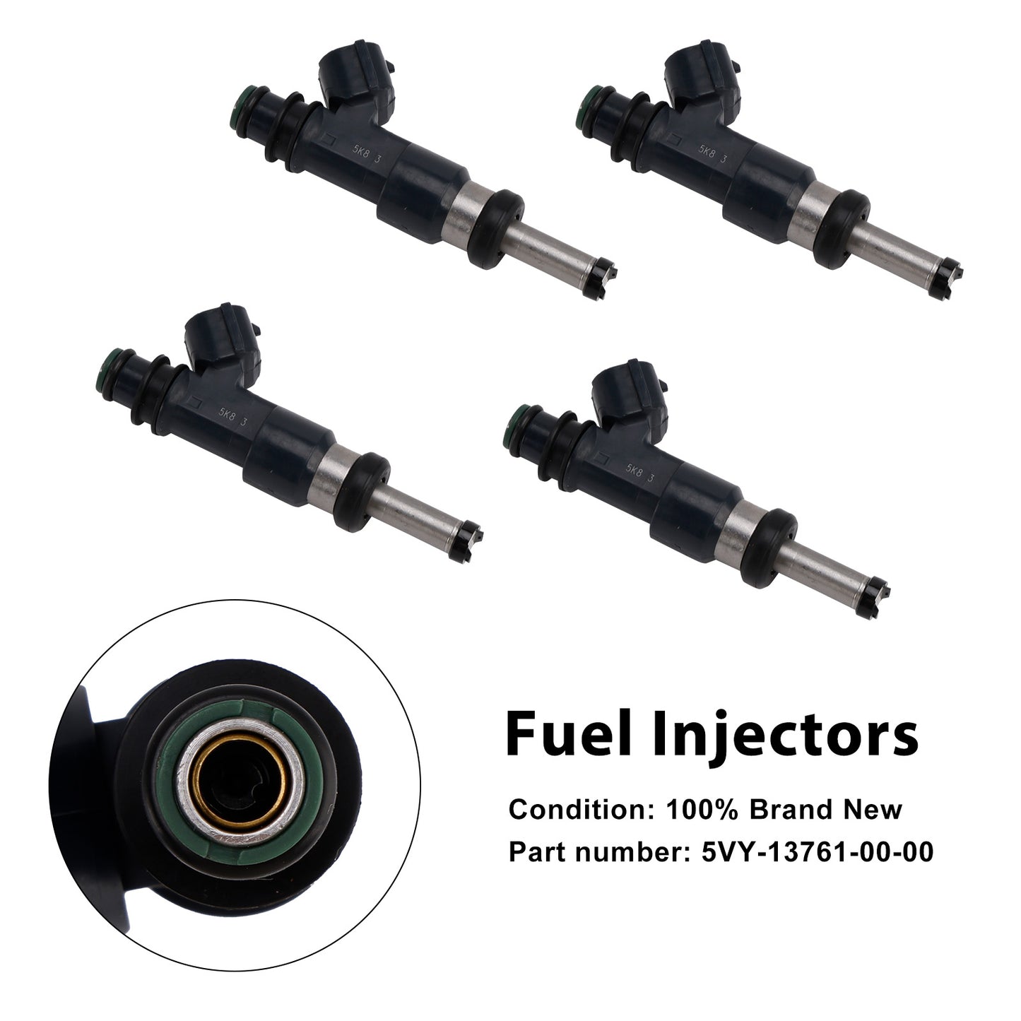 2006 Yamaha R1 Limited Edition 5VY-13761-00-00 4PCS Fuel Injectors