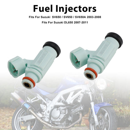 07-11 Suzuki SV650 03-08 DL650 15710-27G00 2PCS Fuel Injectors