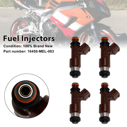 2004-2007 Honda CBR1000RR FIREBLADE ENGLAND/AUSTRALIA/EUROPEAN 16450-MEL-003 4PCS Fuel Injectors
