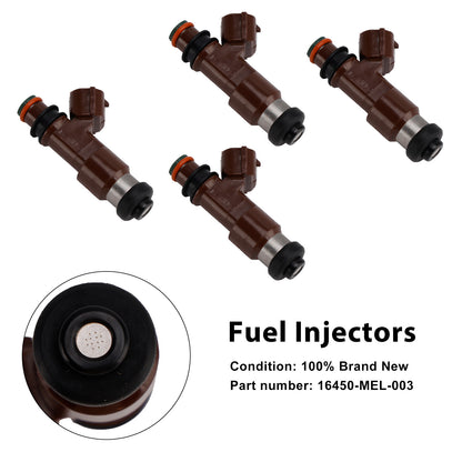 2004-2007 Honda CBR1000RR FIREBLADE ENGLAND/AUSTRALIA/EUROPEAN 16450-MEL-003 4PCS Fuel Injectors