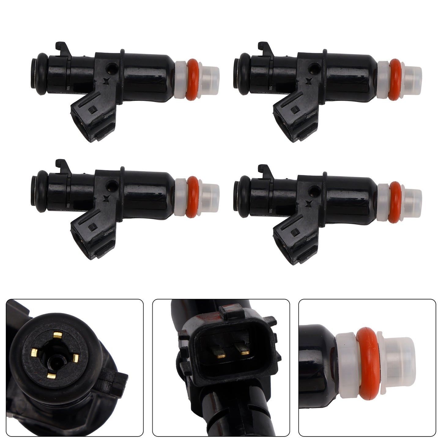 Honda BF90D BF75 Outboard 16450-ZY9-003 4PCS Fuel Injectors
