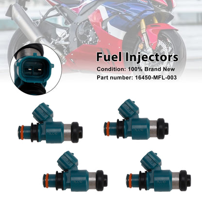 2010-2017 Honda VFR1200F 16450-MFL-003 4PCS Fuel Injectors