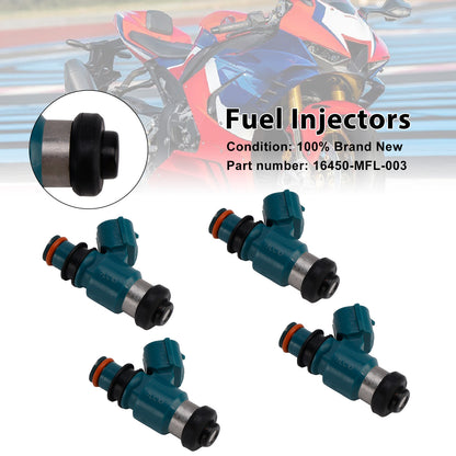 2010-2017 Honda VFR1200F 16450-MFL-003 4PCS Fuel Injectors