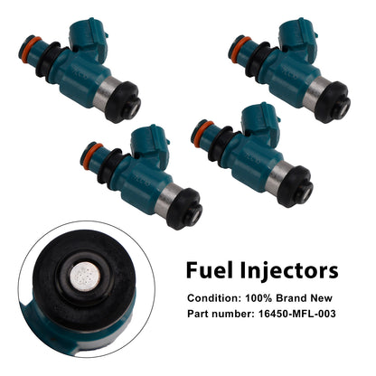 2010-2017 Honda VFR1200F 16450-MFL-003 4PCS Fuel Injectors
