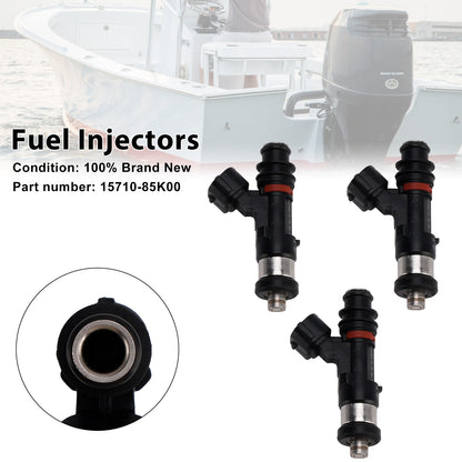 2010-2024 Suzuki Outboard 60HP DF60A 15710-85K00 3PCS Fuel Injectors