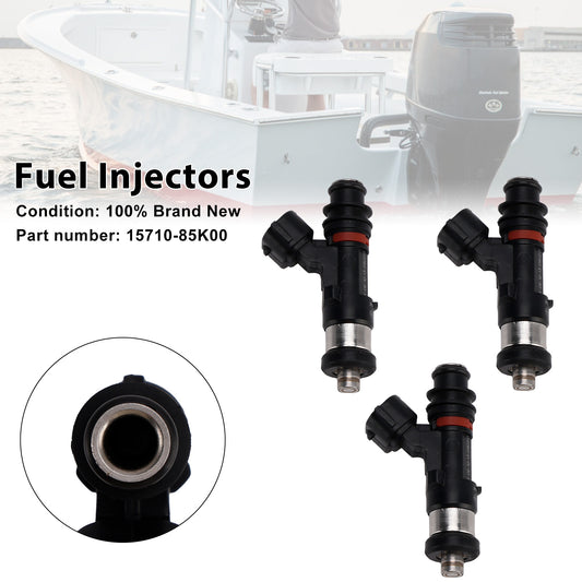Suzuki DF40A DF50A DF60A Outboard 15710-85K00 3PCS Fuel Injectors