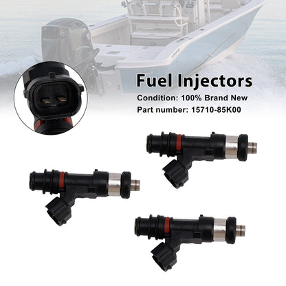 2010-2024 Suzuki Outboard 60HP DF60A 15710-85K00 3PCS Fuel Injectors