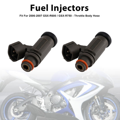 2008-2009 VLR1800 Boulevard C109R Throttle Body 15710-48G00 2PCS Fuel Injectors