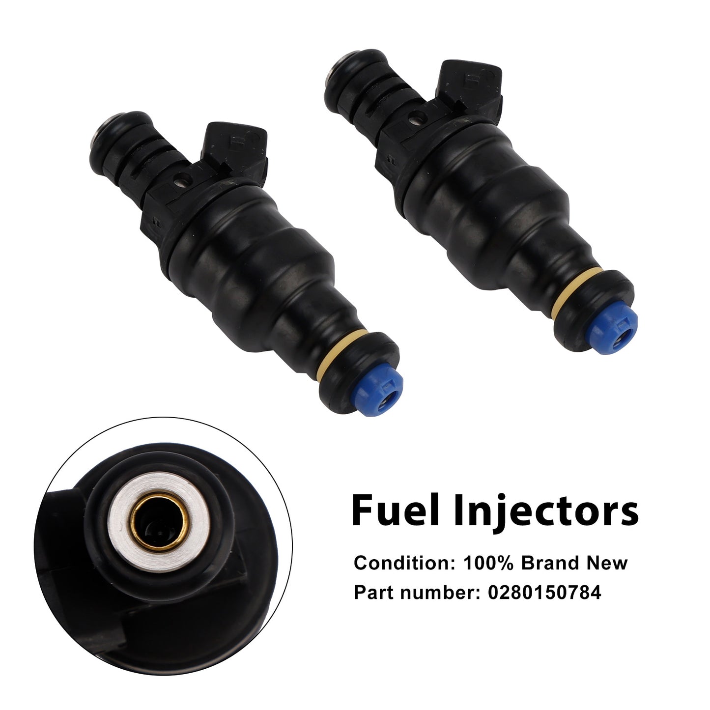 2PCS Fuel Injectors 1994-1999 BMW R1100 RT R850 R1100GS R850GS 0280150784