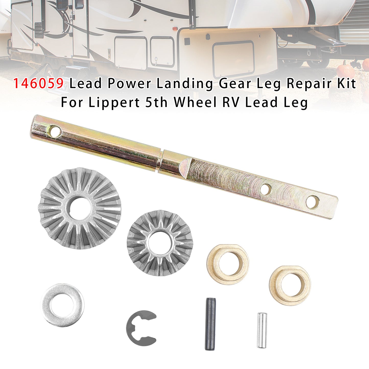 Lippert 5th Wheel RV Lead Leg 146059 Lead Power Landing Gear Leg Repair Kit