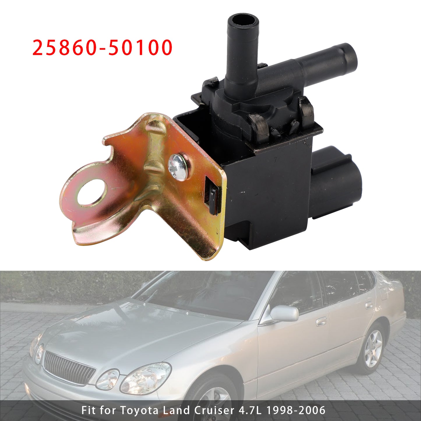 2001-2004 Toyota Sequoia 4.7L 25860-50100 Vapor Canister Purge Solenoid Valve