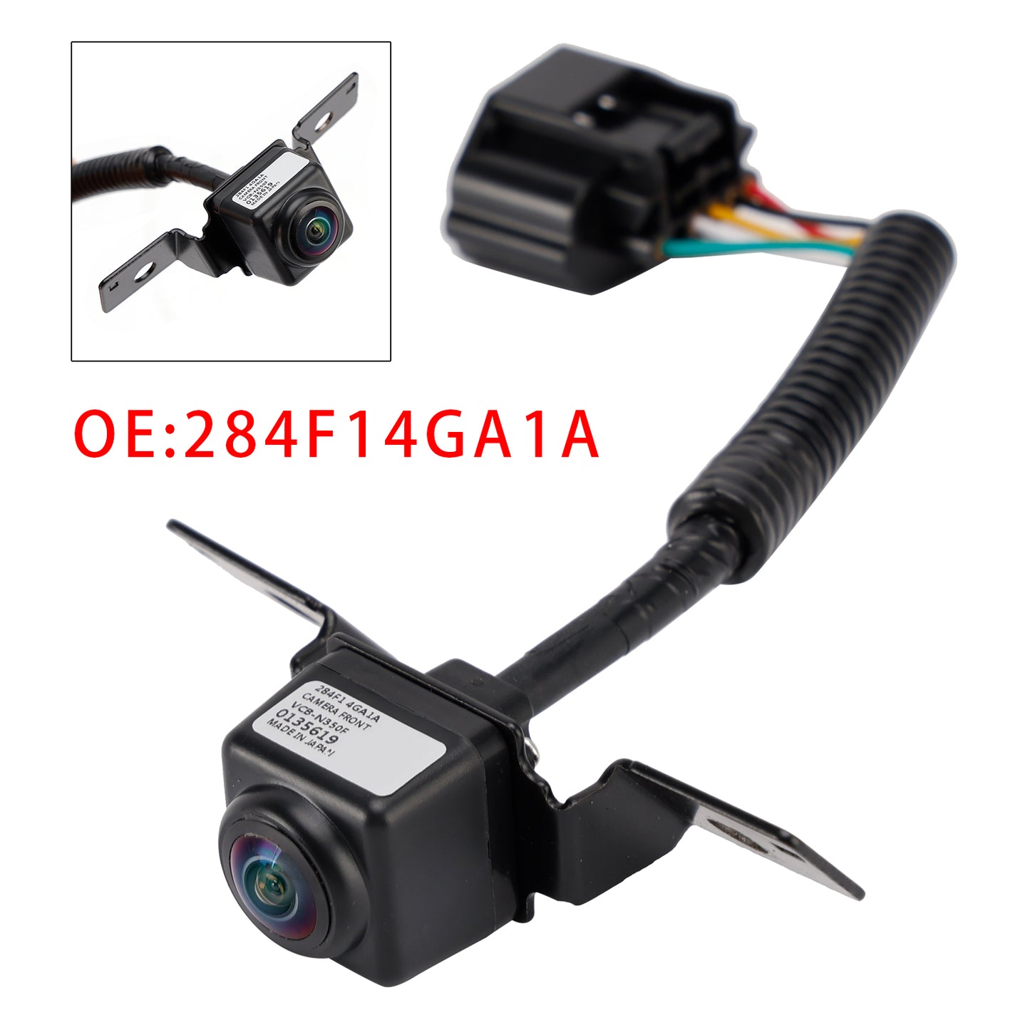 2014-2018 Infiniti Q50L 284F1-4GA1A Front Bumper Grill Camera Parking Assist