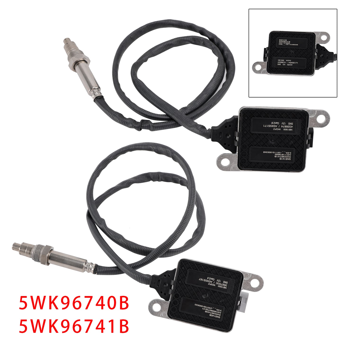 2014-15 Van Hool Commuter Coach CX 5WK96740B Kit Of Nox Sensor