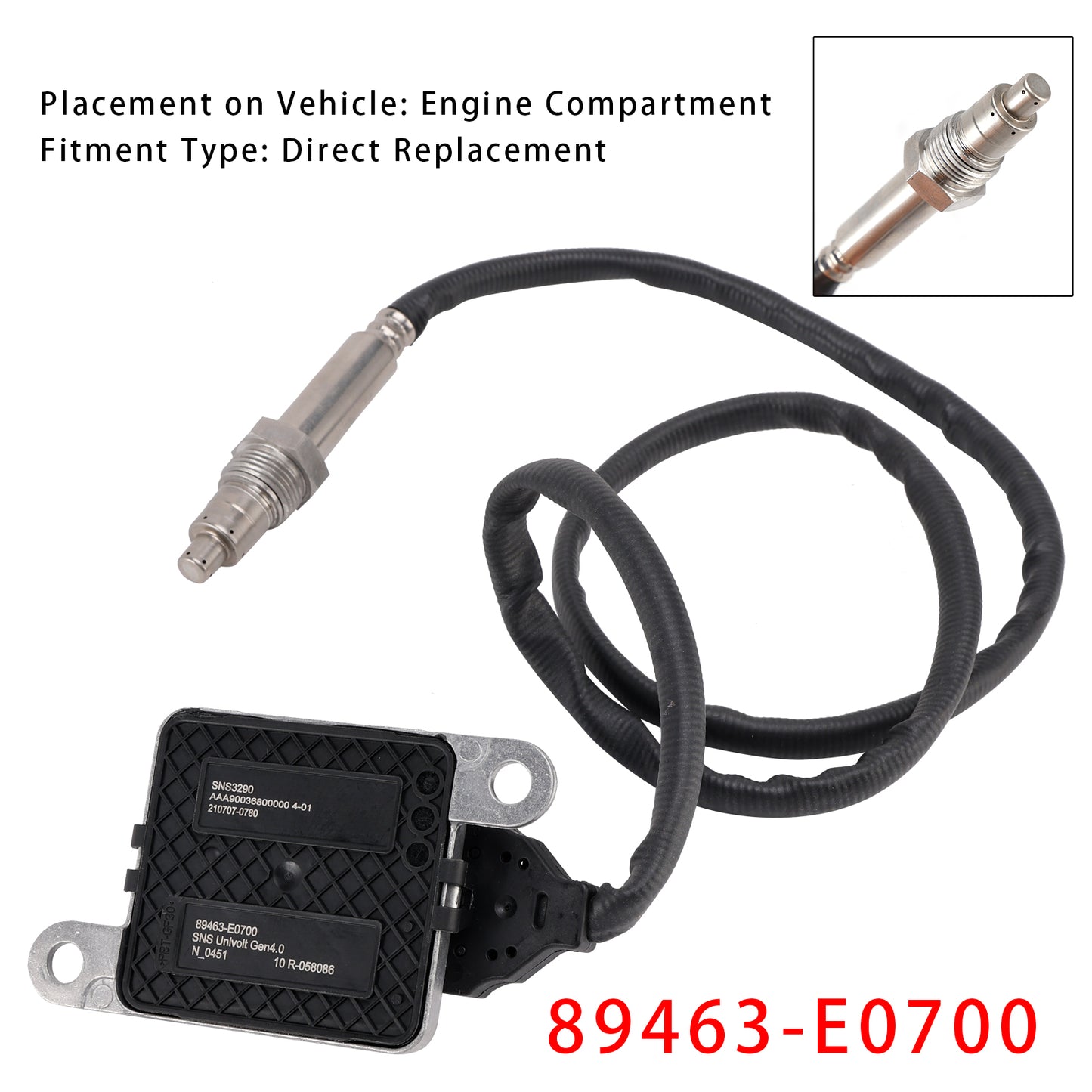 Hino Truck 89463-E0700 89463E0700 Nox Nitrogen Oxide Sensor