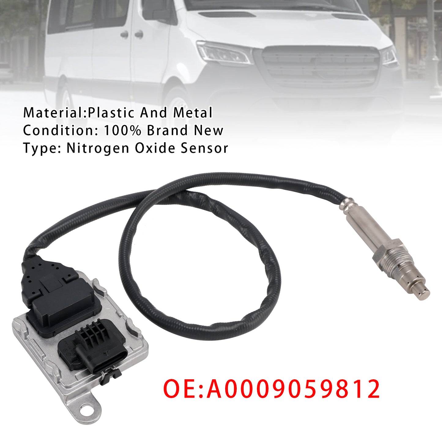 2018-2021 Mercedes-Benz Sprinter 3-T B910 2.1 Van A0009059812 Nox Nitrogen Oxide Sensor