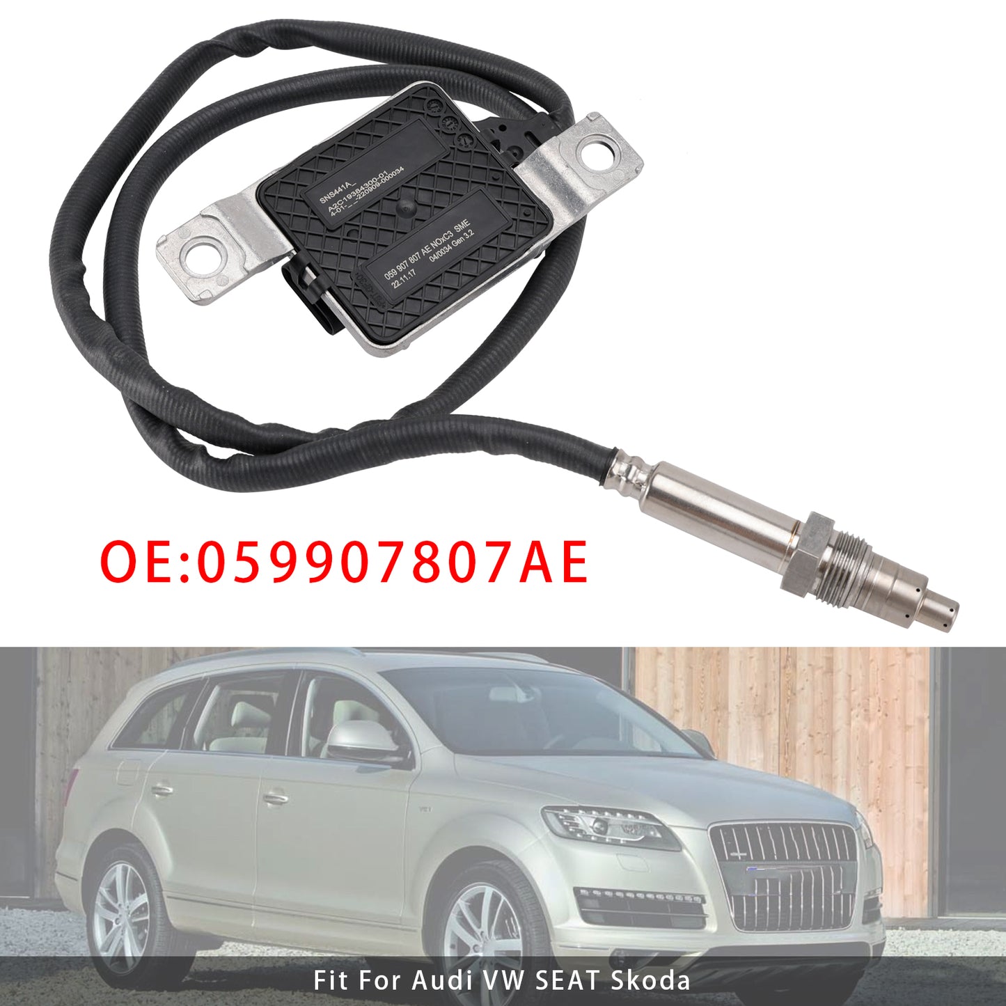 Audi VW Skoda SEAT 059907807AE SNS441A Nox Nitrogen Oxide Sensor