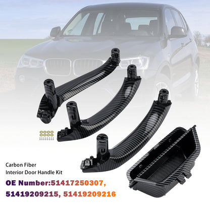 BMW X3 (F25) X4 (F26) 51417250307 Carbon Fiber Interior Door Handle Kit