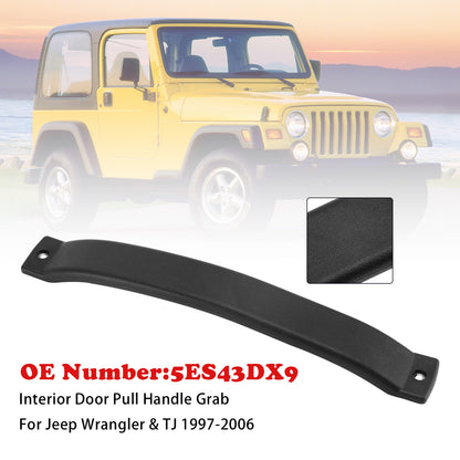 Interior Door Pull Handle Grab 1997-2006 Jeep Wrangler & TJ 5ES43DX9