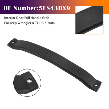 Interior Door Pull Handle Grab 1997-2006 Jeep Wrangler & TJ 5ES43DX9