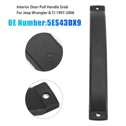 Interior Door Pull Handle Grab 1997-2006 Jeep Wrangler & TJ 5ES43DX9