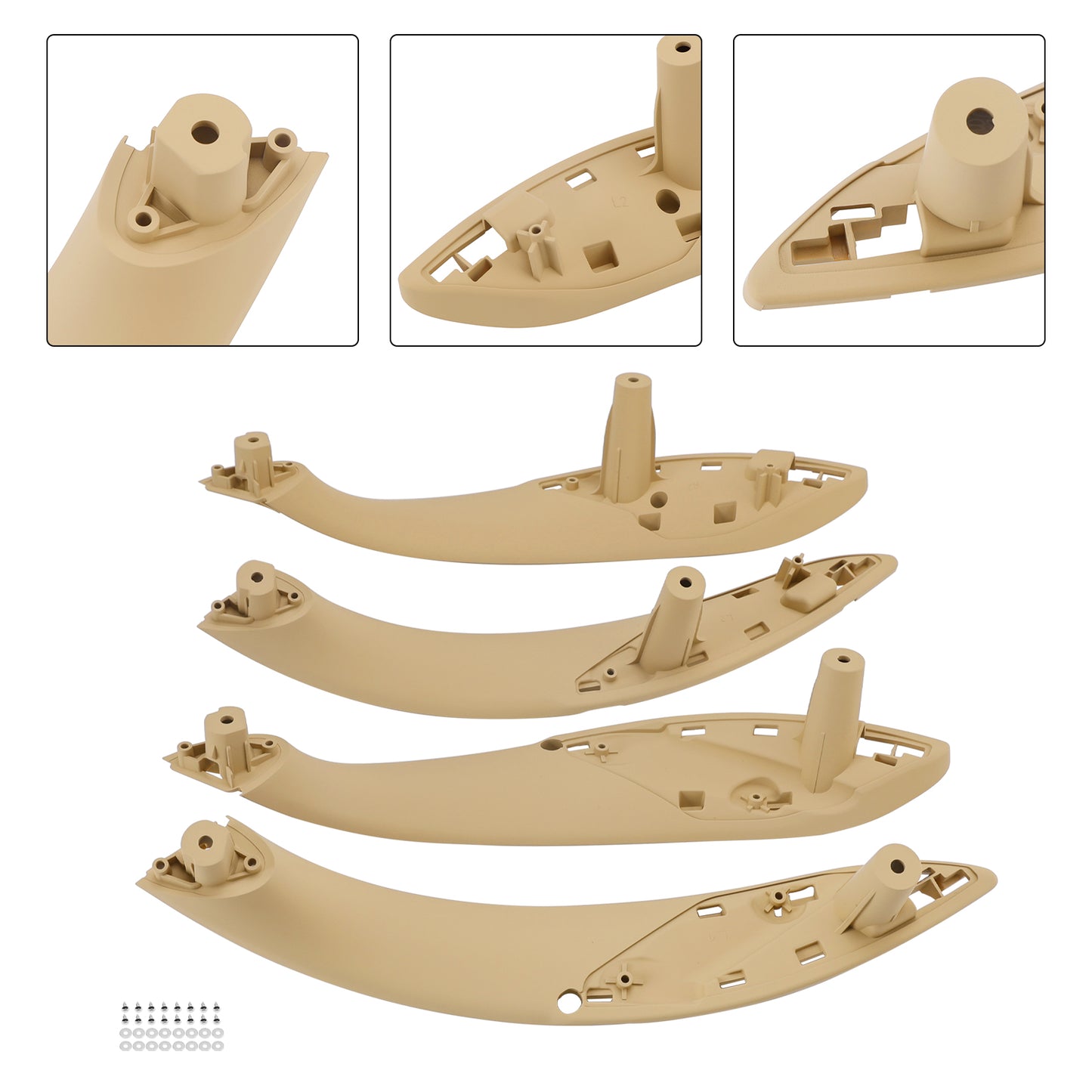 2014-2016 BMW 335i GT xDrive Base 51417279316 4PCS Beige Inner Trim Door Pull Handle