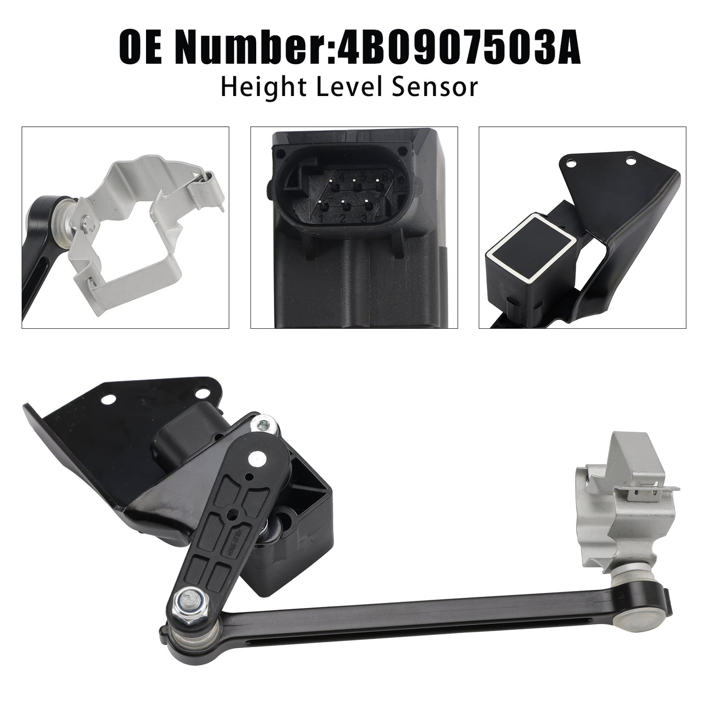 VW Golf IV Passat Audi A3 Seat Skoda 4B0907503A Height Level Sensor