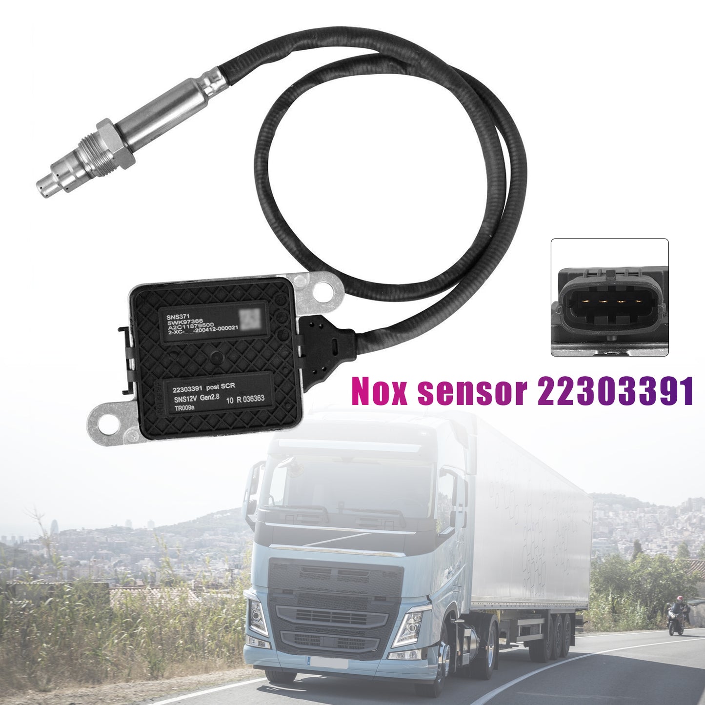 2017 Volvo Truck D11 D13 D16 Mack MP8 22303391 Outlet Nitrogen Oxides Nox sensor