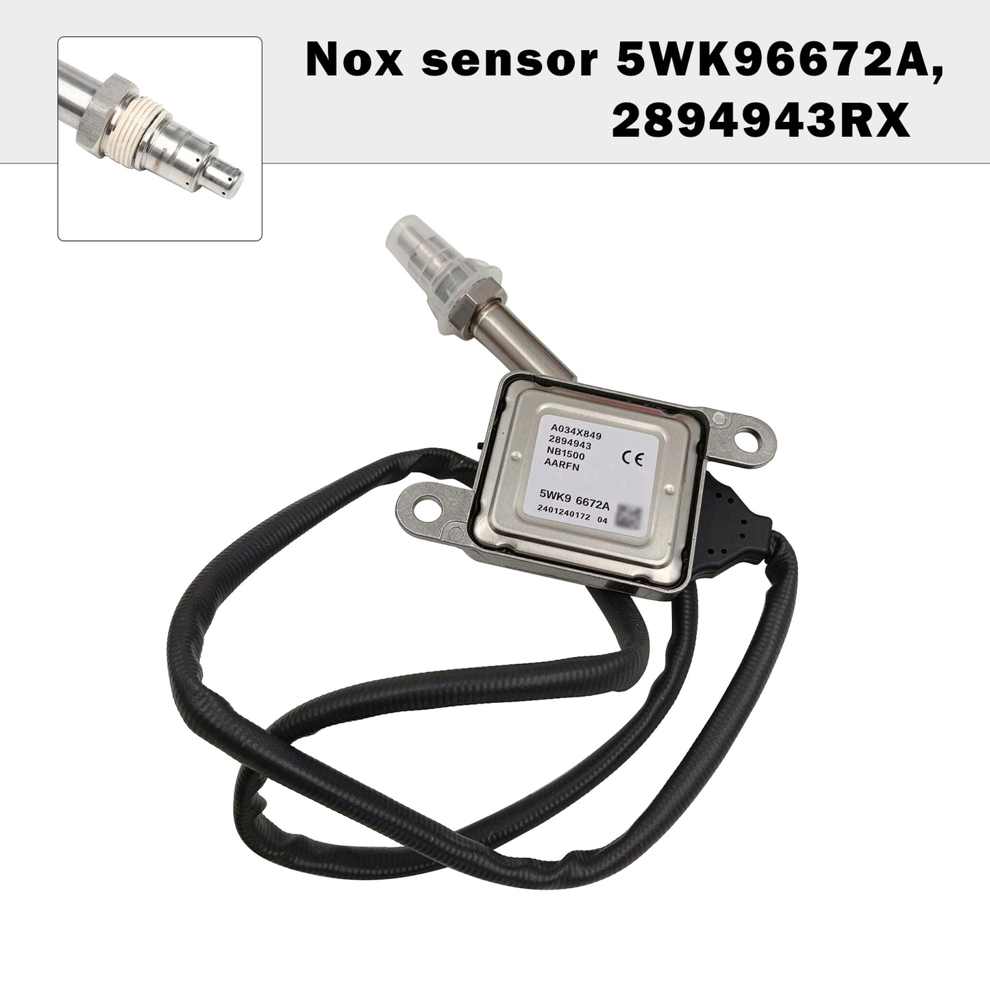 Cummins 2894943 5WK96672A Nitrogen Oxide NOx Sensor
