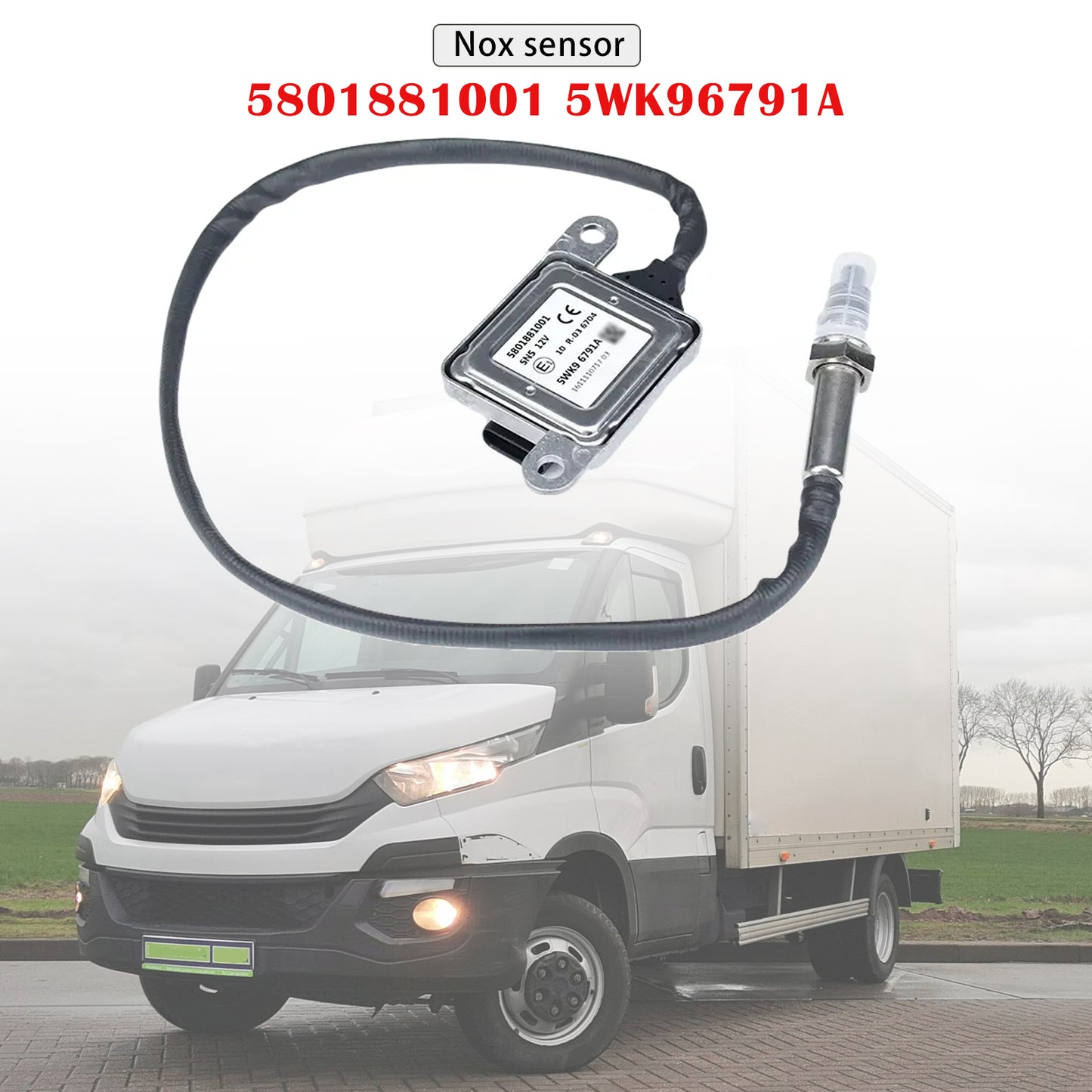 2014-2018 Iveco Daily MK6 VI 5801881001 5WK96791A 24V Nitrogen Oxide NOx Sensor