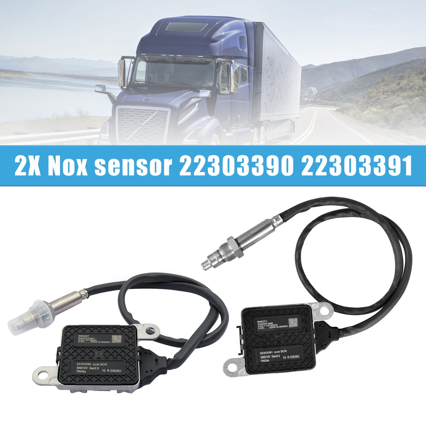 2017 Volvo Truck D11 D13 D16 Mack MP8 22303391 Outlet Nitrogen Oxides Nox sensor