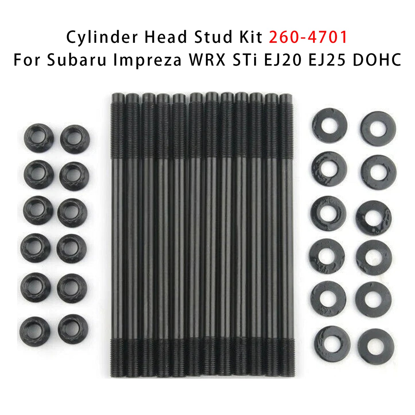 Subaru Impreza WRX STi EJ20 EJ25 DOHC 260-4701 Cylinder Head Stud Kit