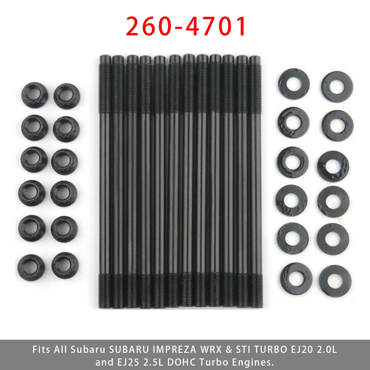 Subaru Impreza WRX STi EJ20 EJ25 DOHC 260-4701 Cylinder Head Stud Kit