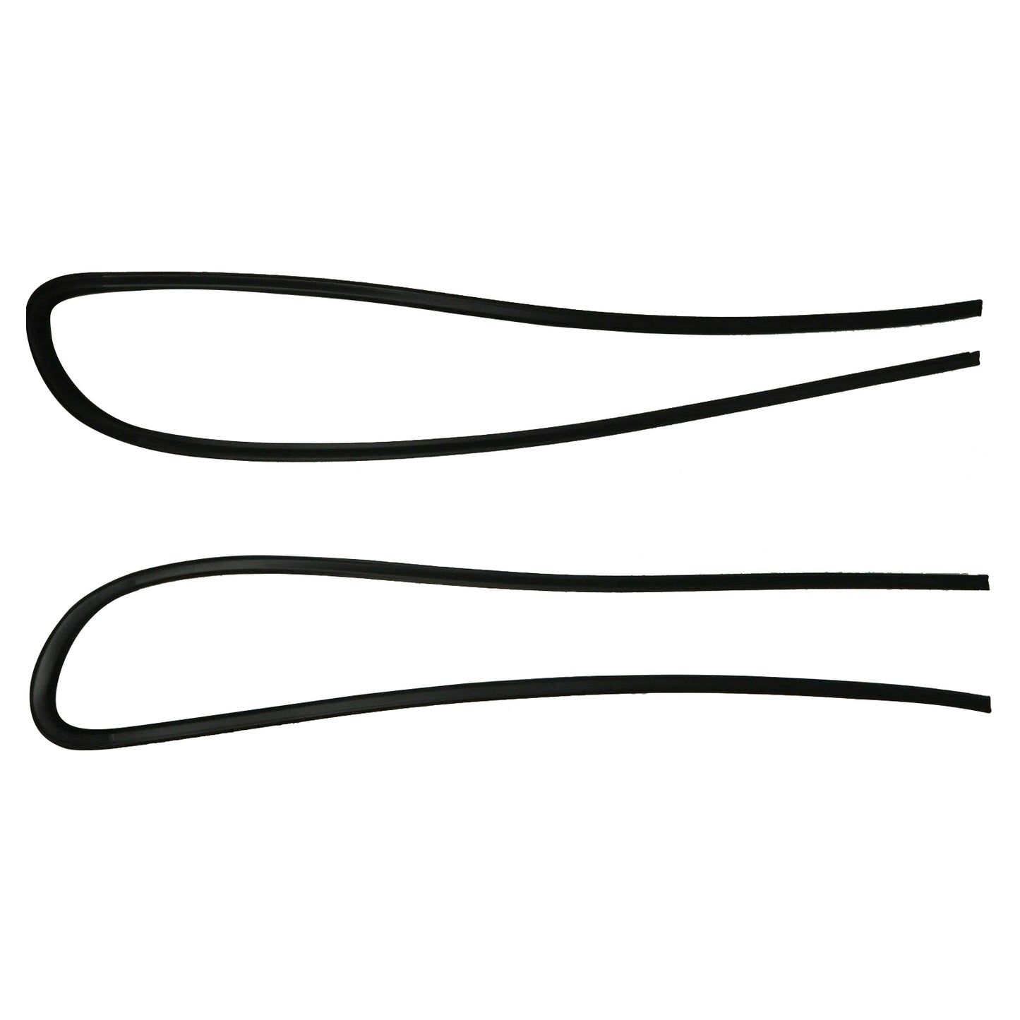 1988-1991 HONDA CR-X CRX EF8 2PCS Window Glass Molding RH & LH