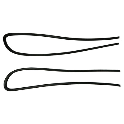 1988-1991 HONDA CR-X CRX EF8 2PCS Window Glass Molding RH & LH