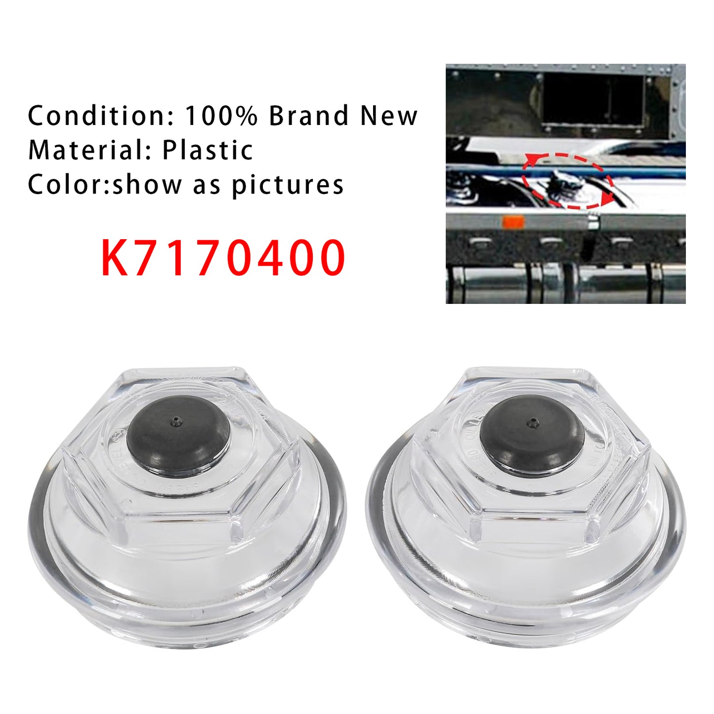 2009-07+ drum number 8-415 K71-704-00 2PCS Oil Bath Dust Caps