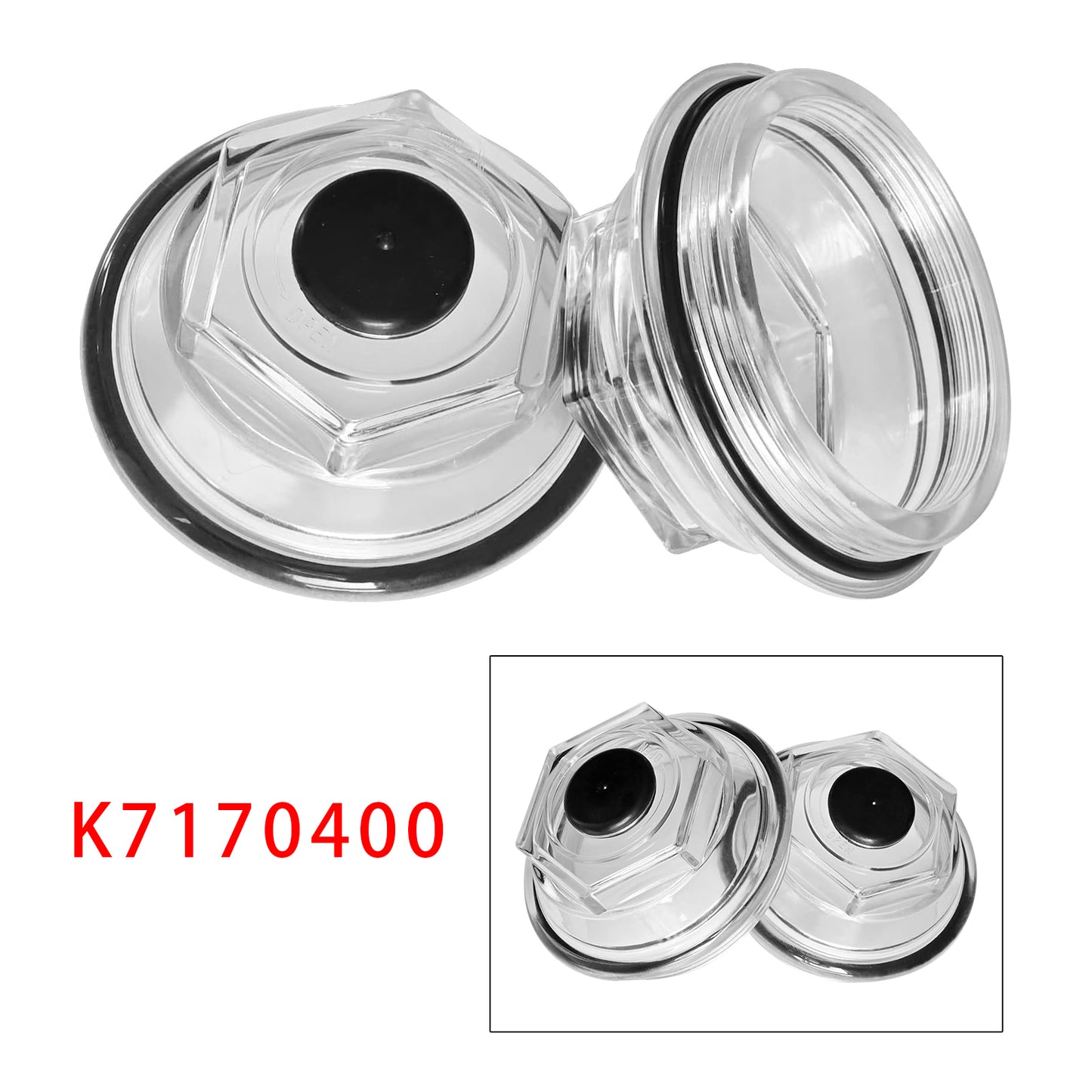 2009-07+ drum number 8-415 K71-704-00 2PCS Oil Bath Dust Caps