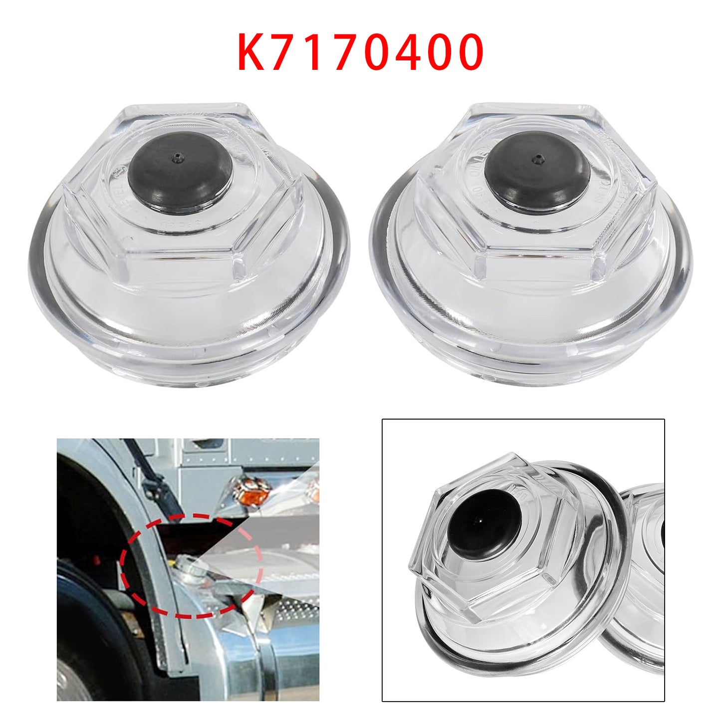 2009-07+ drum number 8-415 K71-704-00 2PCS Oil Bath Dust Caps